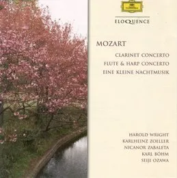 Clarinet Concerto / Flute & Harp Concerto / Eine Kleine Nachtmusik von Harold Wright – Album Cover