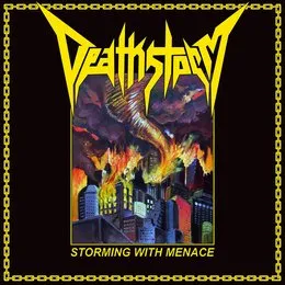 Storming With Menace von Deathstorm – Album Cover