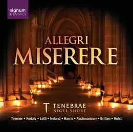 Miserere von Gregorio Allegri – Album Cover