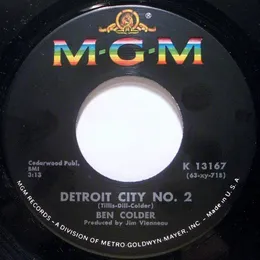 Detroit City No. 2 / Ring Of ̶F̶i̶r̶e̶ Smoke von Ben Colder – Cover