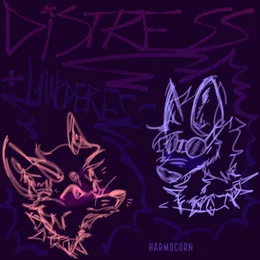 distress + murderess von Fangs – Album Cover