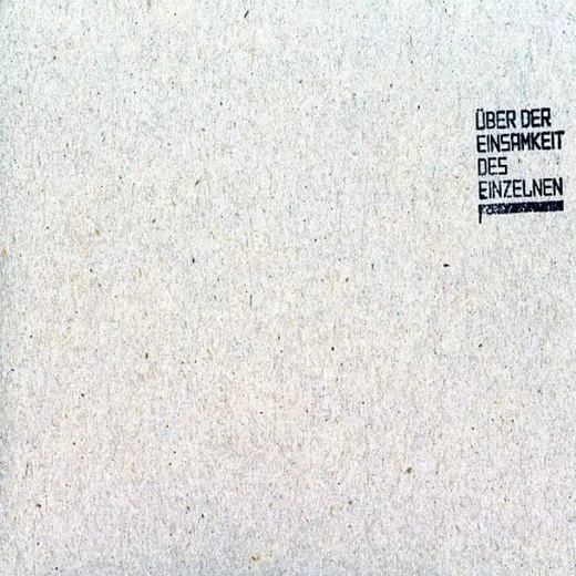 Über der Einsamkeit des Einzelnen