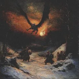 Shadow Over the Fallen Lands von Mörkvind – Album Cover