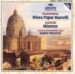 Missa Papae Marcelli / Miserere von Giovanni Pierluigi da Palestrina – Album Cover