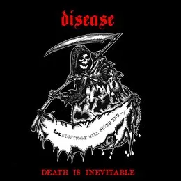 Death Is Inevitable von Disease – Album Cover
