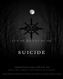 Suicide von Razor Sharp Death Blizzard – Cover