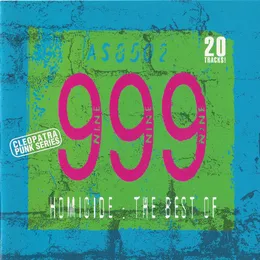 Homicide: The Best Of von 999 – Cover