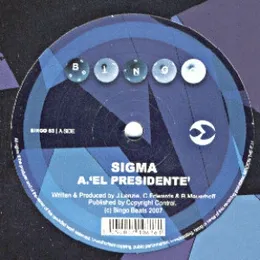El Presidente / All Blue von Sigma – Album Cover