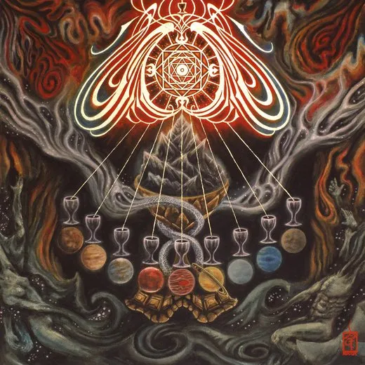 Wanderers: Astrology of the Nine von Mare Cognitum – Album Cover
