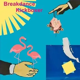 Music to Roller Skate To von Breakdance Kickboxer – Album Cover