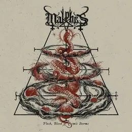 Flesh, Blood & Cosmic Storms von Malphas – Album Cover