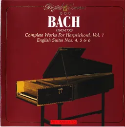 Complete Works for Harpsichord, Vol. 7: English Suites Nos. 4, 5 & 6 von Christiane Jaccottet – Album Cover