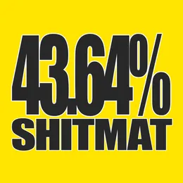43.64% Shitmat von Shitmat – Album Cover
