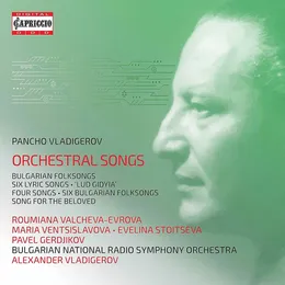 Orchestral Songs von Панчо Хараланов Владигеров – Album Cover