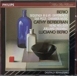 Différences / Sequenza III / Sequenza IV / Due Pezzi / Chamber Music von Luciano Berio – Album Cover