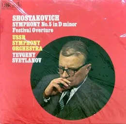 Symphony no. 5 in D minor / Festival Overture von Государственный академический симфонический оркестр России – Album Cover