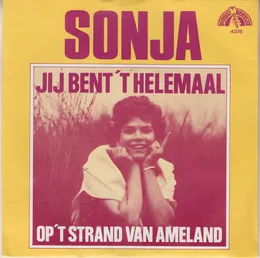 Jij bent ’t helemaal / Op ’t strand van Ameland von Sonja – Cover