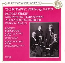 Piano Quintet op. 44 / Piano Trio no. 1 op. 63 von Budapest String Quartet – Album Cover