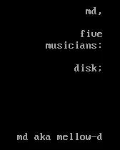 disk von md – Album Cover