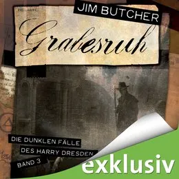 Die dunklen Fälle des Harry Dresden, Band 3: Grabesruh von Jim Butcher – Cover