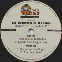 Borrowed Sounds E.P. von DJ Sim – Cover