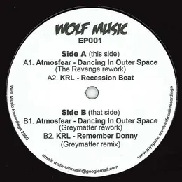 Dancing in Outer Space (The Revenge and Greymatter Reworks) von Atmosfear – Cover