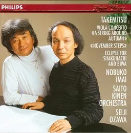 Viola Concerto "A String Around Autumn" / "November Steps" / Eclipse for Shakuhachi and Biwa von 武満徹 – Album Cover