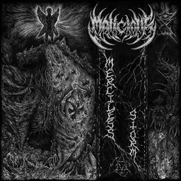 Merciless Storm von Malicious – Album Cover