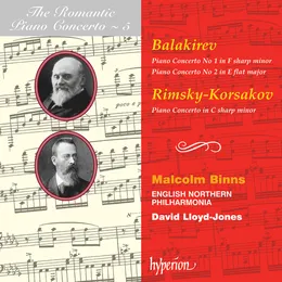 The Romantic Piano Concerto, Volume 5: Balakirev: Piano Concerto no. 1 in F-sharp minor / Piano Concerto no. 2 in E-flat major / Rimsky-Korsakov: Piano Concerto in C-sharp minor von Милий Алексеевич Балакирев – Album Cover