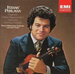 Paganini: Violin Concerto no. 1 / Sarasate: Carmen Fantasy von Itzhak Perlman – Album Cover