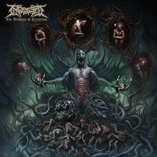 The Architect of Extinction von Ingested – Album Cover