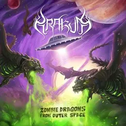 Zombie Dragons from Outer Space von Drakum – Album Cover