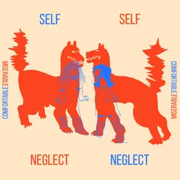 Miserable/Comfortable von Self Neglect – Album Cover