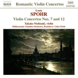 Violin Concertos: No. 7 in E minor, op. 38 / No. 12 in A major, op. 79 von Louis Spohr – Album Cover