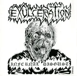 Infernal Disgust / Premature Necropsy von Putrid Offal – Album Cover