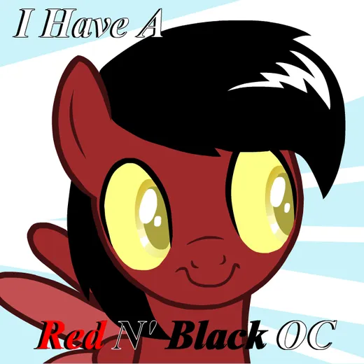 I Have a Red n' Black OC
