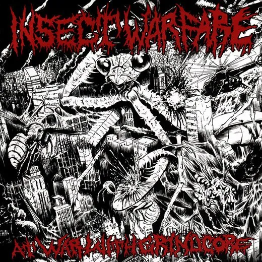 At War With Grindcore von Insect Warfare – Cover
