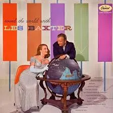'Round the World With Les Baxter von Les Baxter – Album Cover