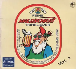 Feine Waldschrat Trinklieder Vol. 1 von Waldschrat – Cover