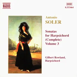 Sonatas for Harpsichord, Volume 3 von Padre Antonio Soler – Album Cover