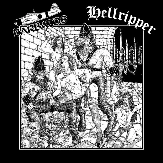 Barbatos / Hellripper von Hellripper – Album Cover