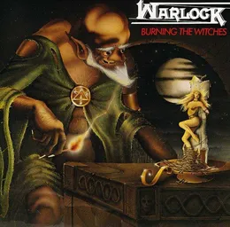 Burning the Witches von Warlock – Album Cover