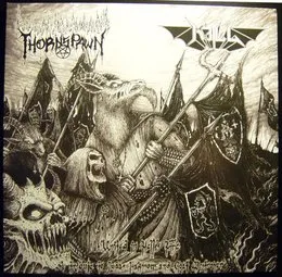 United In Hells Fire - A Tribute To Judas Isaksson And Goat Destroyer von Thornspawn – Album Cover