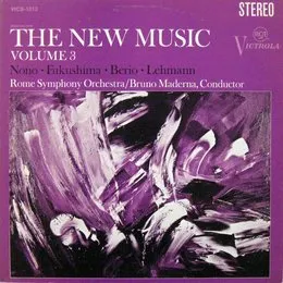 The New Music, Volume 3 von Luciano Berio – Album Cover