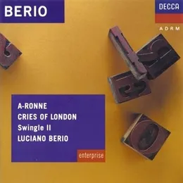A-Ronne / Cries of London von Luciano Berio – Album Cover