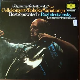 Cellokonzert / Rokoko Variationen von Мстислав Ростропович – Album Cover