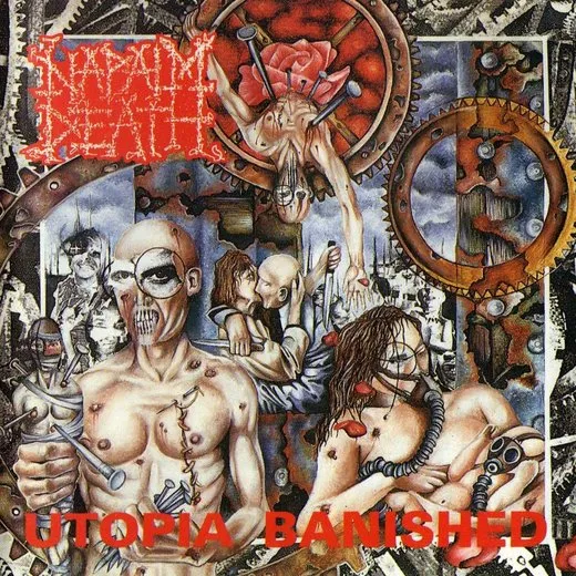 Utopia Banished von Napalm Death – Album Cover