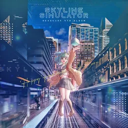 SKYLINE SIMULATOR von Hexacube – Album Cover