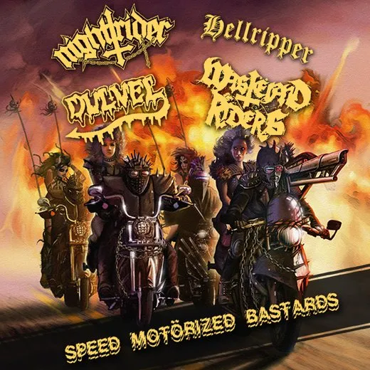 Hellkvlt Warfare Kommando von Hellripper – Album Cover