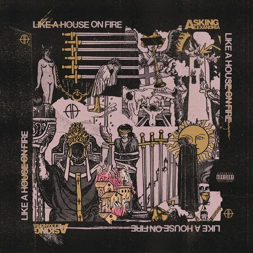 Like a House on Fire von Asking Alexandria – Album Cover